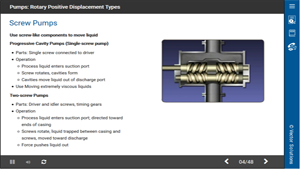 Pumps: Rotary Positive Displacement Types