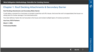 Wind Mitigation Methodology: Retrofits for Existing Homes 