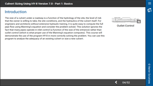 Culvert Sizing Using HY-8 Version 7.0 - Part 1: Basics