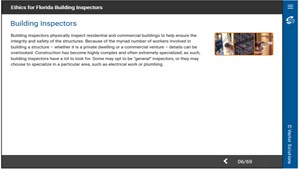 Ethics for Florida Building Inspectors