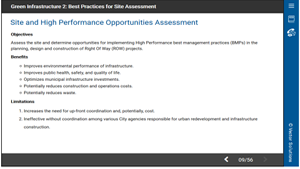 Green Infrastructure 2: Best Practices for Site Assessment
