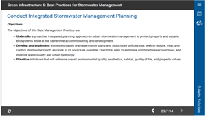 Green Infrastructure 6: Best Practices for Stormwater Management