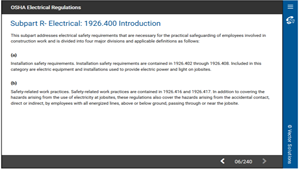 OSHA Electrical Regulations