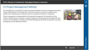 A/E's, Owners, & Contractors: Managing Projects to Success