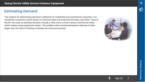 Sizing Electric Utility Service Entrance Equipment