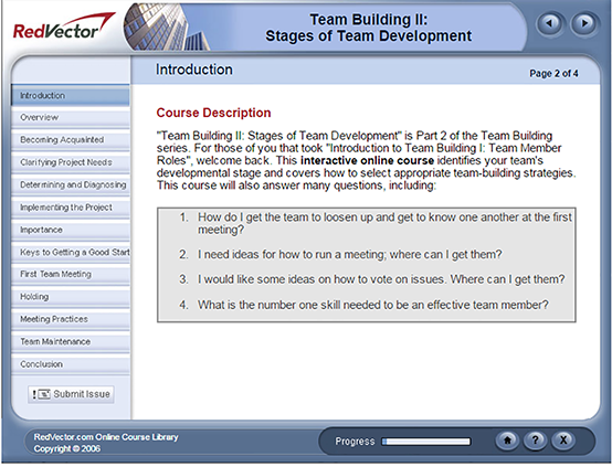 Team Building II: Stages of Team Development