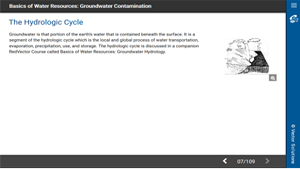 Basics of Water Resources: Groundwater Contamination