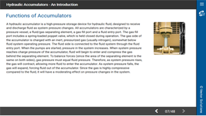 Hydraulic Accumulators - An Introduction