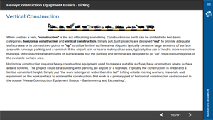 Heavy Construction Equipment Basics - Lifting