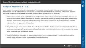 Driven Piles: Introduction to Static Analysis Methods