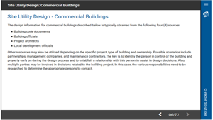 Site Utility Design: Commercial Buildings