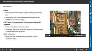 Instrumentation and Control: The Human-Machine Interface