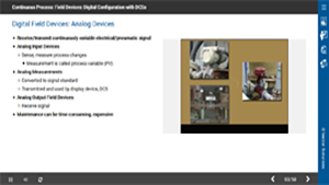 Continuous Process: Field Devices: Digital Configuration with a DCS