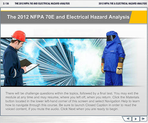 2012 NFPA 70E & Electrical Hazard Analysis