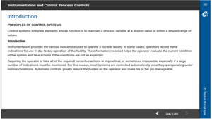 Instrumentation and Control: Process Controls