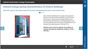 Historic Preservation: Energy Conservation 