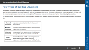 Movement Joints in Brick Masonry