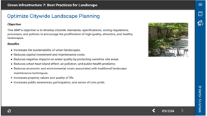 Green Infrastructure 7: Best Practices for Landscape
