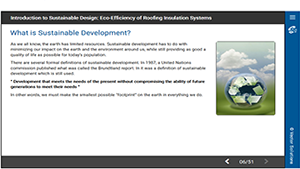 Sustainable Design: Eco-efficiency of Roofing Insulation Systems