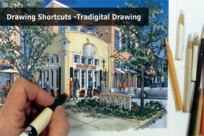 Drawing Shortcuts - Tradigital Drawing 