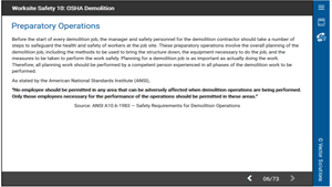 Worksite Safety 10: OSHA Demolition