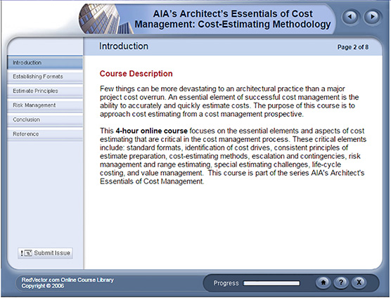 AIA's Essentials of Cost Management: Cost-Estimating Methodology