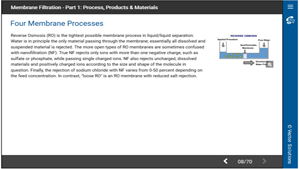 Membrane Filtration - Part 1: Process, Products & Materials
