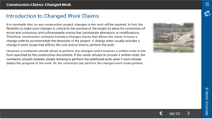 Construction Claims: Changed Work
