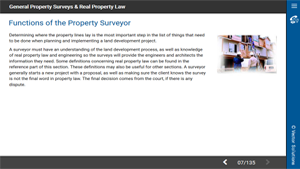 General Property Surveys & Real Property Law 