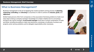 Business Management: Brief Overview