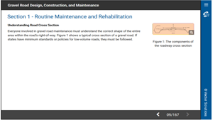 Gravel Road Design, Construction & Maintenance