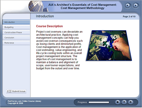 AIA's Essentials of Cost Management: Cost Management Methodology