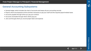 From Project Manager to Principal 6: Financial Management