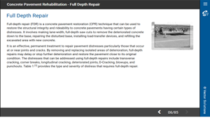 Concrete Pavement Rehabilitation - Full Depth Repair