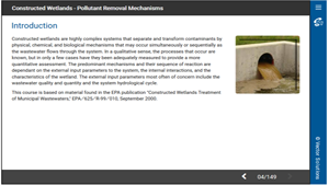 Constructed Wetlands - Pollutant Removal Mechanisms