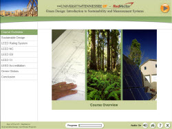 University of Tennessee Certificate in Sustainable Design & Green Buildings Level 1