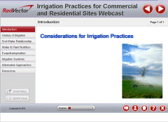 Irrigation Practices for Commercial and Residential Sites