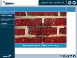 Moisture Control in Brick Masonry