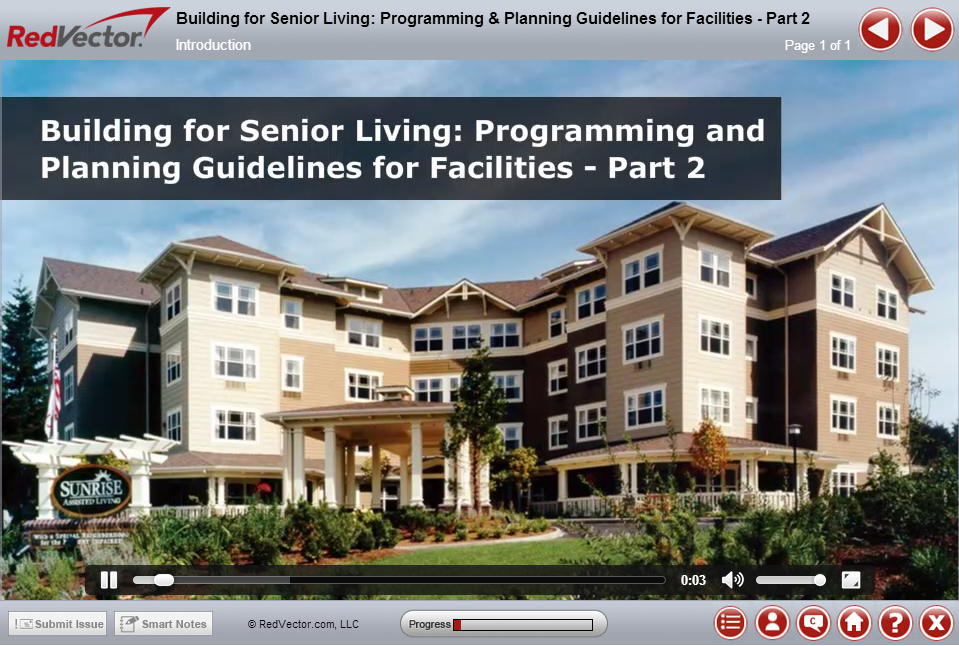 Building for Senior Living: Programming and Planning Guidelines for Facilities Part 2