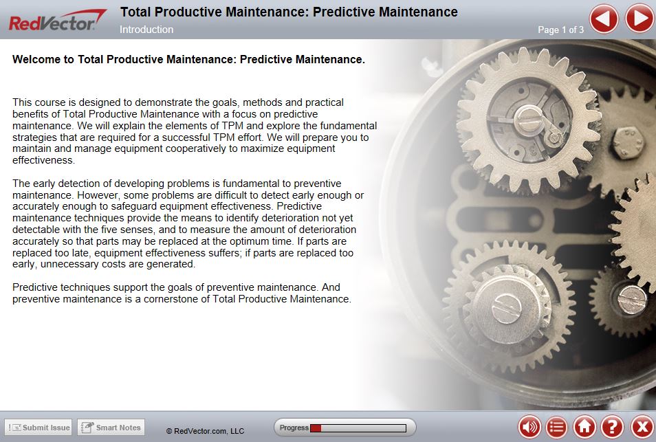 Total Productive Maintenance: Predictive Maintenance