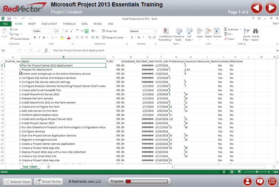 Microsoft Project 2013 Essentials Training