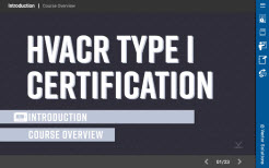 HVACR Type I Certification