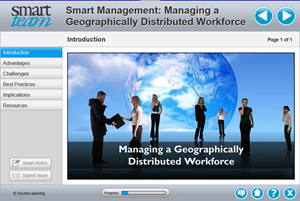 Smart Management: Managing a Geographically Distributed Workforce