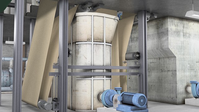 Under-Machine Repulpers