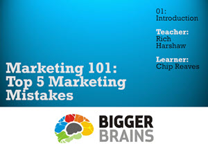 The Top 5 Marketing Mistakes