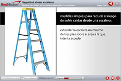 Ladder Safety (Seguridad al usar escaleras)
